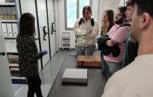 Visita del grup d'alumnes de la Casa d'Oficis