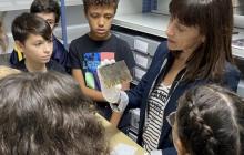 Visita dels alumnes de 6è de l'escola Teresa Miquel i Pàmies