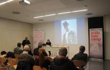 Eulàlia Jardí presentant la seva conferència 