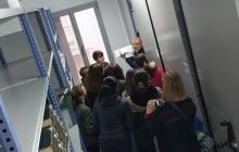 Visita dels alumnes de l'escola Sant Josep