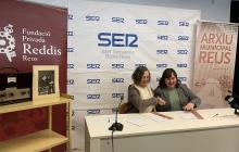 Dia Mundial de la Ràdio a l'Arxiu Municipal de Reus. Carme Buixeda i Montserrat Flores