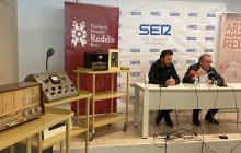 Dia Mundial de la Ràdio a l'Arxiu Municipal de Reus. Carles Esporrín i Josep Maria Martí