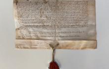 Pergamí amb segell penjant