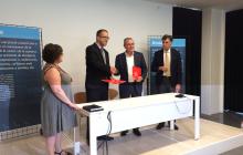 Acte de signatura del protocol de col·laboració entre l'Ajuntament de Reus i l'AAC-GD
