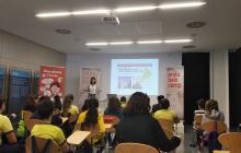 Alumnes de 6è de l'escola Teresa Miquel i Pàmies