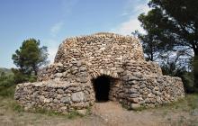 Imatge d'una barraca de pedra seca a Mont-roig del Camp