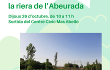 CARTELL RUTA PER LA RIERA DE L'ABEURADA