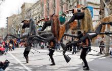 Imatge de l'espectacle de recreació contemporània Caballos de Menorca