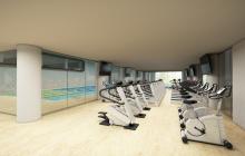 Imatge virtual de l'interior del nou centre esportiu integrat