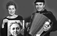 Imatge de l'actriu Carme Sansa que presenta un recital d'homenatge a M. Aurèlia Capmany a la BCR