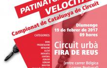 Cartell del Campionat de Catalunya de Patinatge de Velocitat Reus 2017
