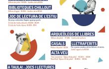 Cartell activitats d'estiu a les Biblioteques Municipals