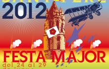 Cartell de la Festa Major de Sant Pere 2012.