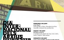 Cartell Dia Internacional dels Arxius a Reus 2018