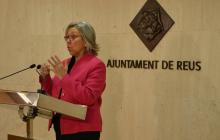 Imatge de la regidora d'Ensenyament i Política Lingüística, Dolors Sardà, aquest dijous