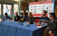 Imatge de la conferència de premsa de presentació de la nova programació del Teatre Bartrina