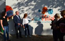 L'alcalde Carles Pellicer ha presentat la pintura mural