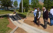 Imatge del nou trajecte construït al Parc del Trenet