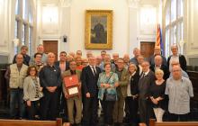 Foto de família reconeixement Antoni Zaragoza