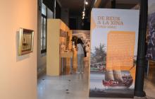 Imatge de l'exposició sobre Eduard Toda al Museu del raval de Santa Anna de Reus