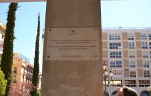 Placa commemoració bombardejos Guerra civil