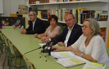 Foto roda premsa inici de curs 2016-2017 a l'Escola Teresa Miquel i Pàmies