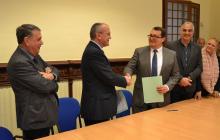 Signatura del conveni de col·laboració entre l'Ajuntament de Reus i l'ANEV