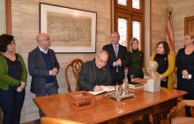 Imatge visita conseller Educació Ajuntament de Reus