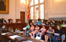 Imatge d'arxiu de l'audiència pública del Consell d'Infants de l'any passat, el 23 de maig de 2018