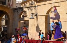 Un moment de l'última activitat que s'ha fet aquesta Quaresma a les Peixateries Velles