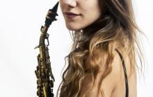 Foto saxofonista Eva Fernández 
