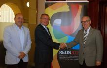 Signatura del conveni amb la Diputació de col·laboració amb el mundial Reus2014