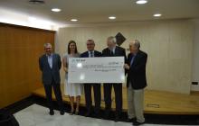 Lliurament recaptació premis Gaudí Gresol a la Fund. Vicenç Ferrer
