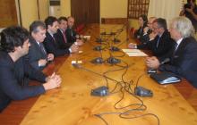 Reunió de la delegació de l'estat brasiler de Santa Caterina amb l'alcalde de Reus.