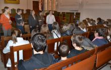 Recepció als alumnes del Lycée St. Louis, de Tournon Sur Rhone