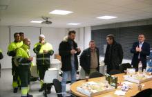 Esmorzar amb els treballadors del servei de neteja