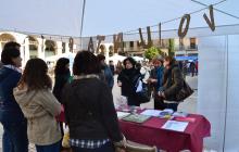 Foto de la primera mostra de projectes socials de voluntariat