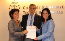 Foto de la signatura del conveni