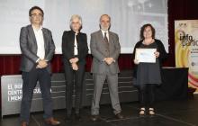 Montserrat Flores recull el Segell Infoparticipa 2015 per a l'Ajuntament de Reus