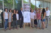 Foto de la roda de premsa amb les directores de les escoles bressol municipals