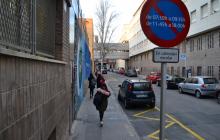 Foto de la zona d'estacionament de l'Institut Baix Camp