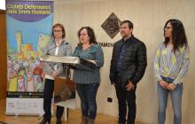 Imatge presentació ciutats defensores dels drets humans a Reus 2019