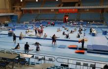 Participants als Jocs del Mediterrani al Pavelló Olímpic de Reus