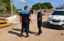 Guàrdia Urbana i l'Associació de Voluntaris de Protecció Civil, al dispositiu d’emergències per les inundacions a Alcanar