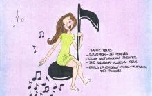 Cartell de la II Trobada de Cançó Improvisada de secundària