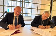 Signatura del protocol pel Centre Catòlic entre l'Ajuntament i l'Arquebisbat 