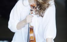 Imatge de la violinista Alexandra Soumm, qui actua el 29 de novembre al Teatre Fortuny
