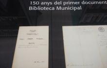 Acta sobre la creació d'una biblioteca municipal a Reus