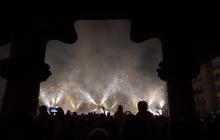 Imatge dels focs posteriors a la Tronada 2017