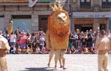 L'actuació de lluïment del seguici, el migdia de Sant Pere 2017